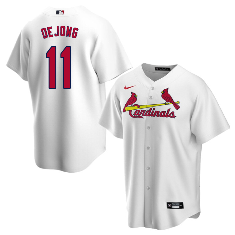 Nike Men #11 Paul DeJong St.Louis Cardinals Baseball Jerseys Sale-White
